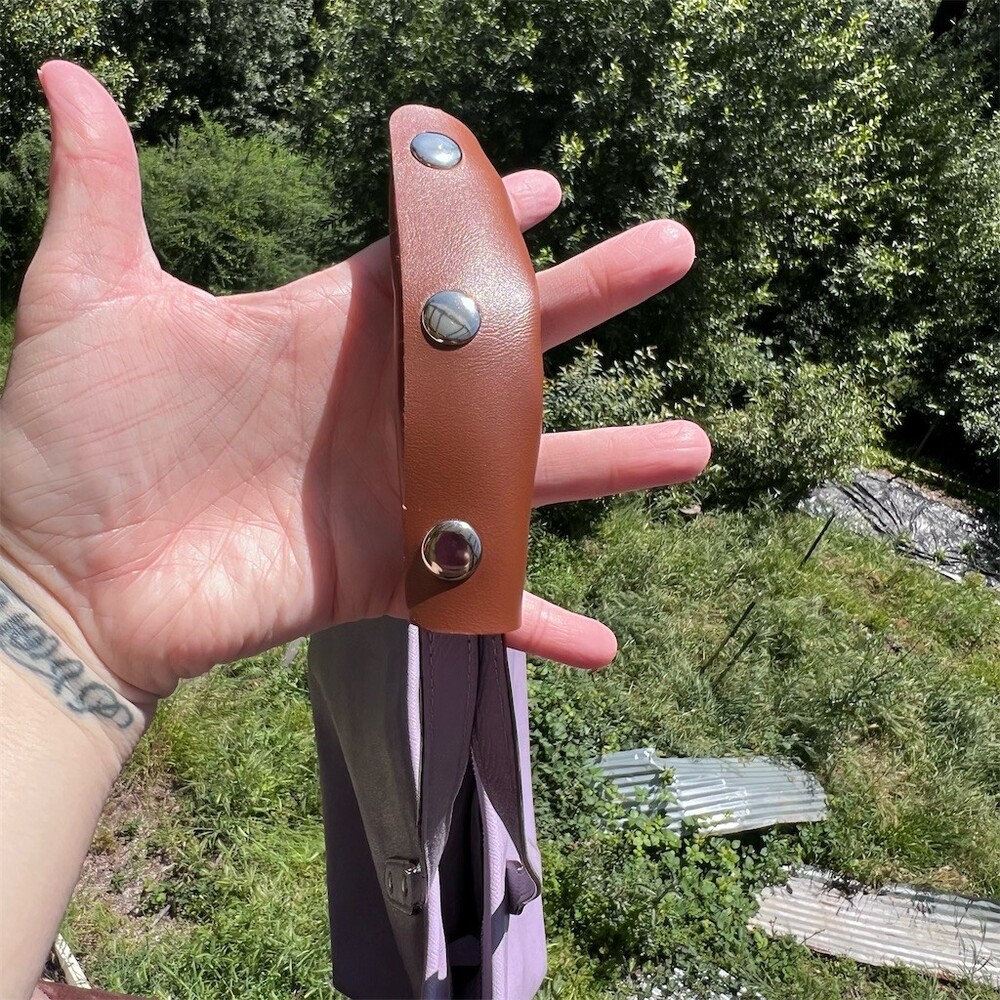 COACH Purple Zip Top Tote Shoulder Bag with Silver Hardware AUTHENTIC - Picture 6 of 12